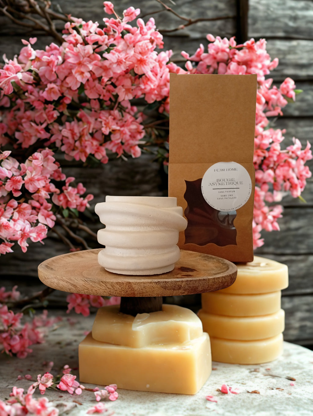 Bougie d’ambiance « Asymétrique » – 60 g FC3M Home