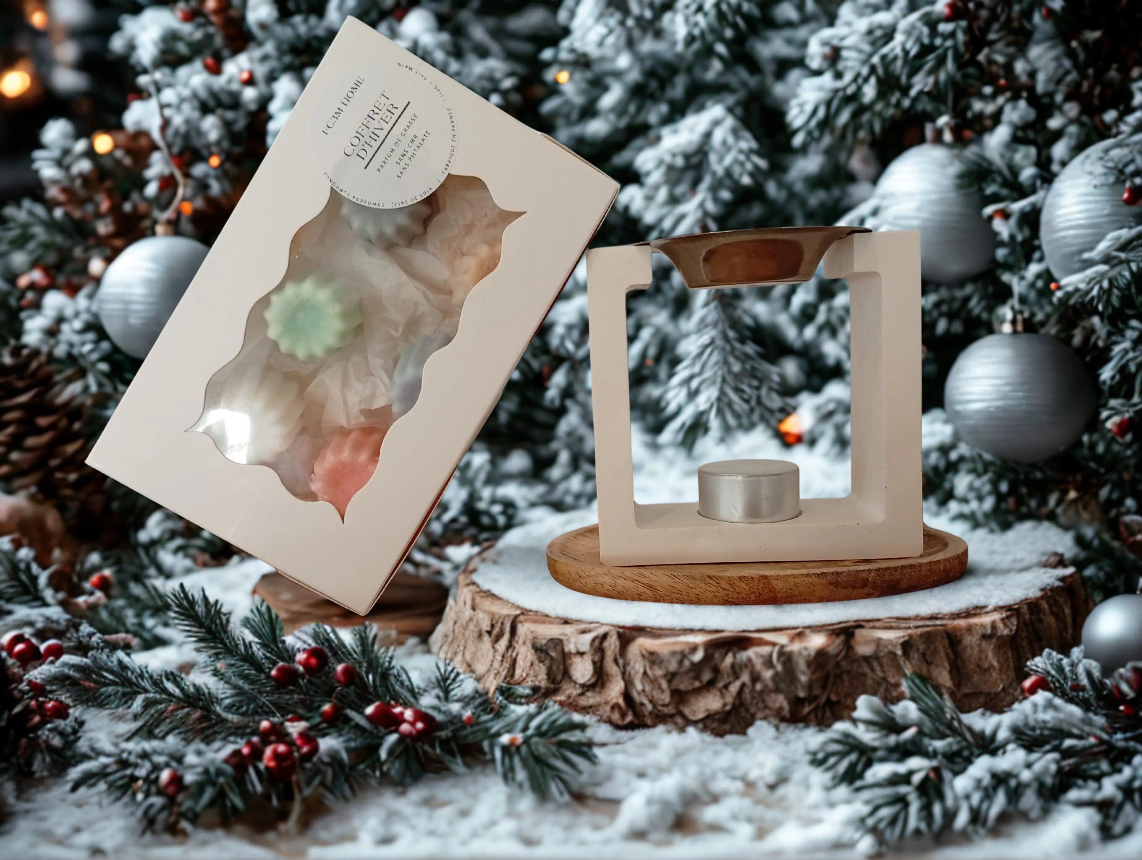 Coffret Duo Fondants d’Hiver – Brûle-Parfum coulé à la Main – FC3M home FC3M Home