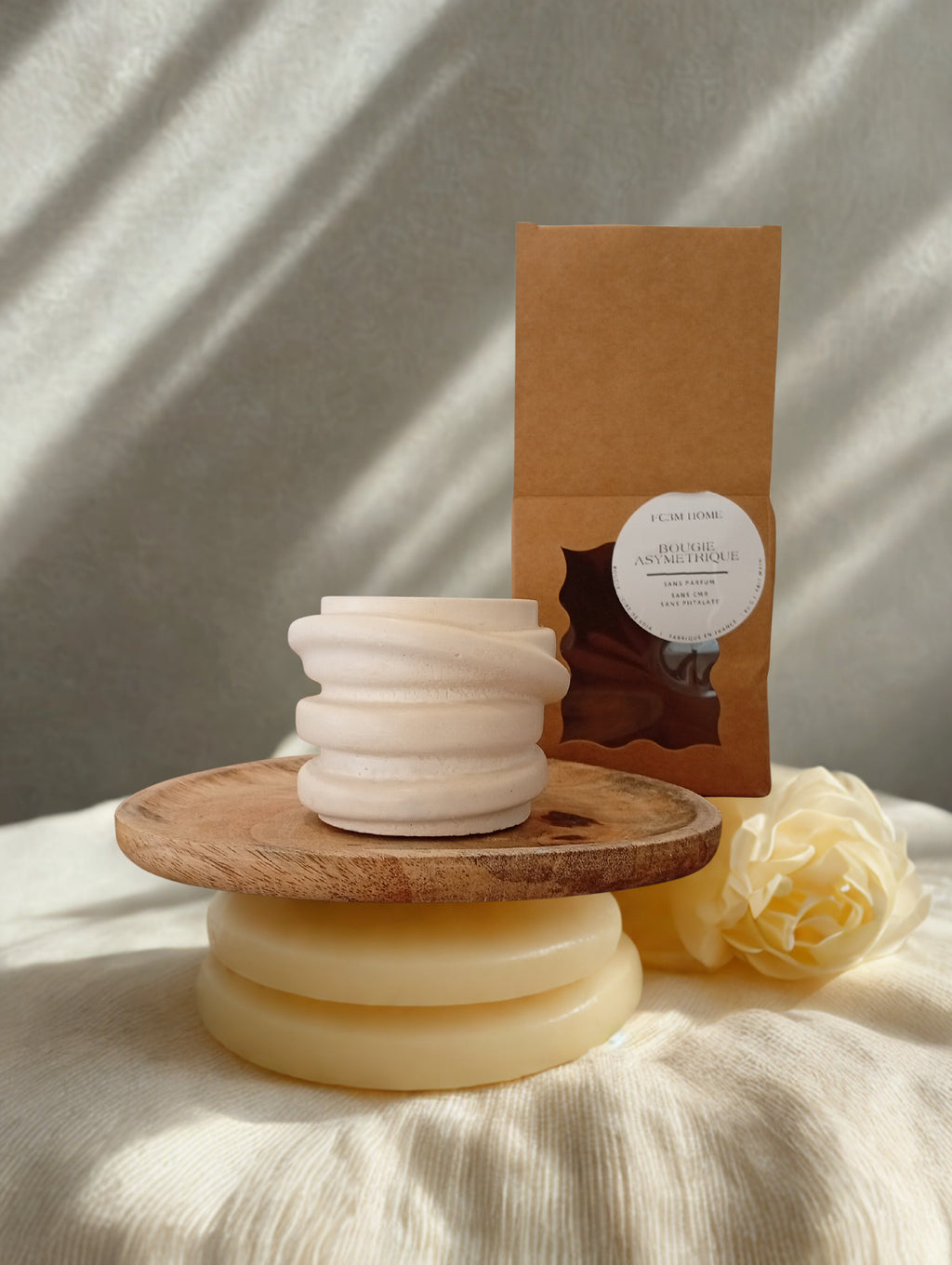 Bougie d’ambiance « Asymétrique » – 60 g FC3M Home