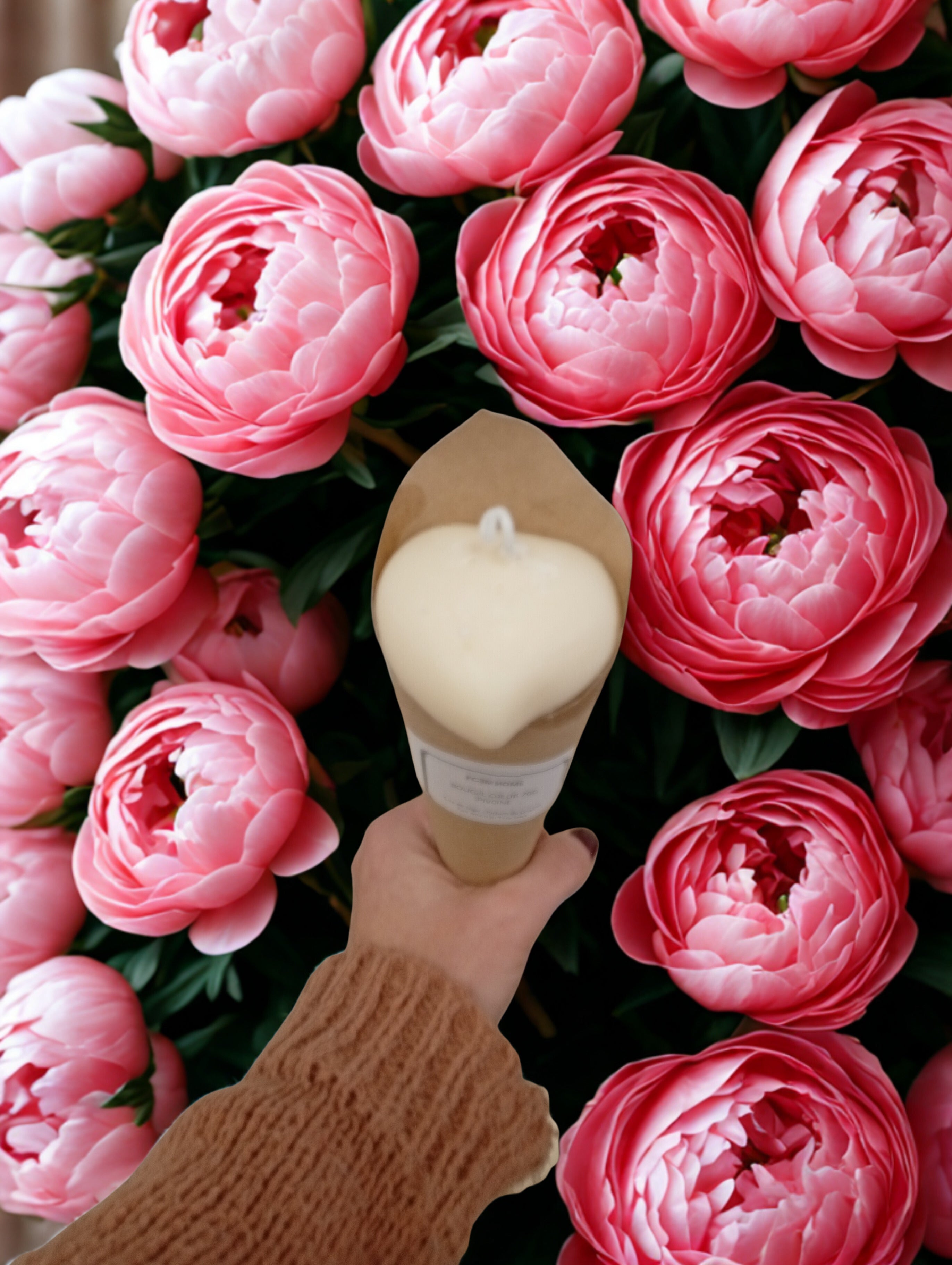 Bougie cœur parfumée sur pique – 70 g FC3M Home