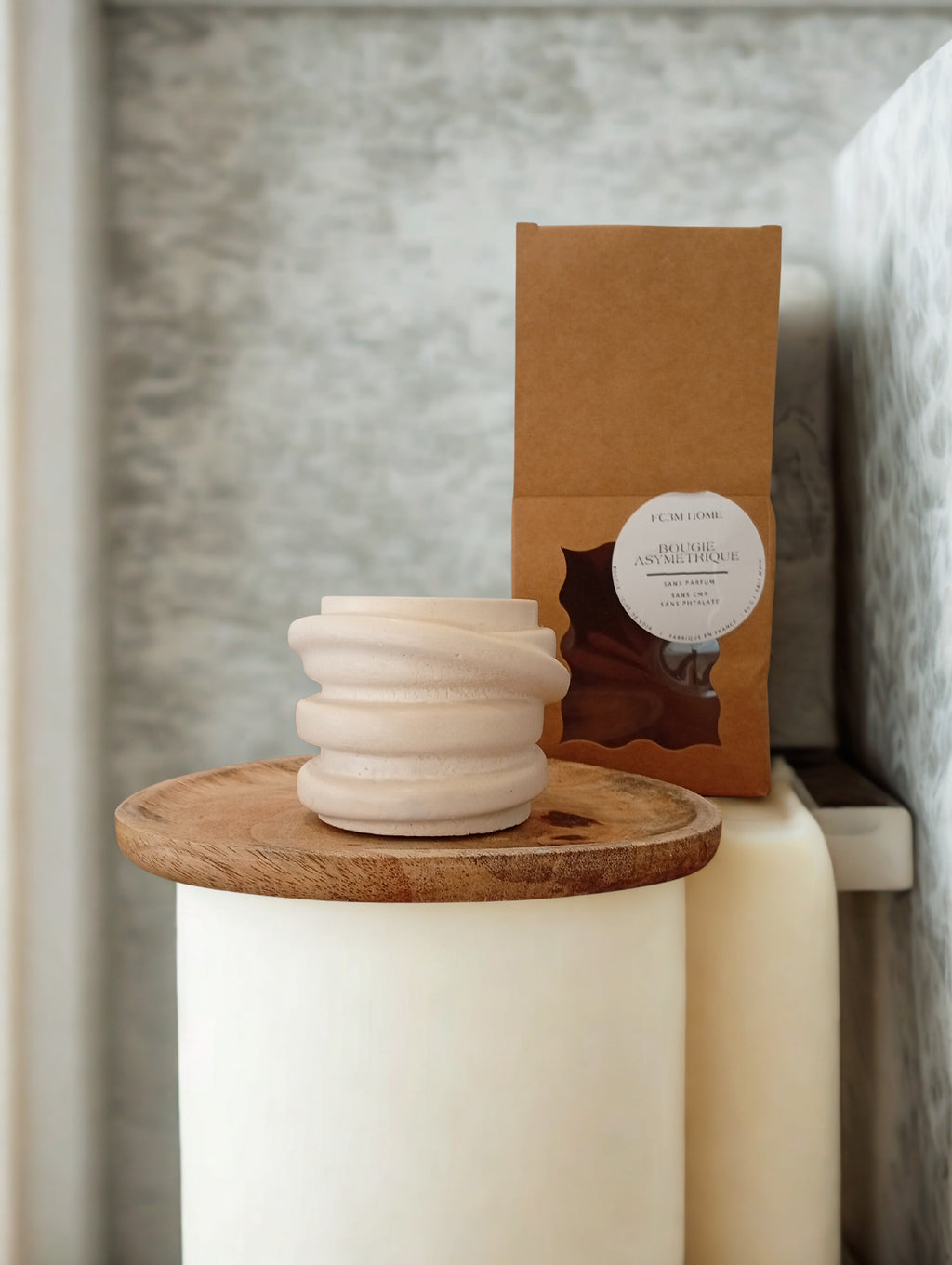 Bougie d’ambiance « Asymétrique » – 60 g FC3M Home