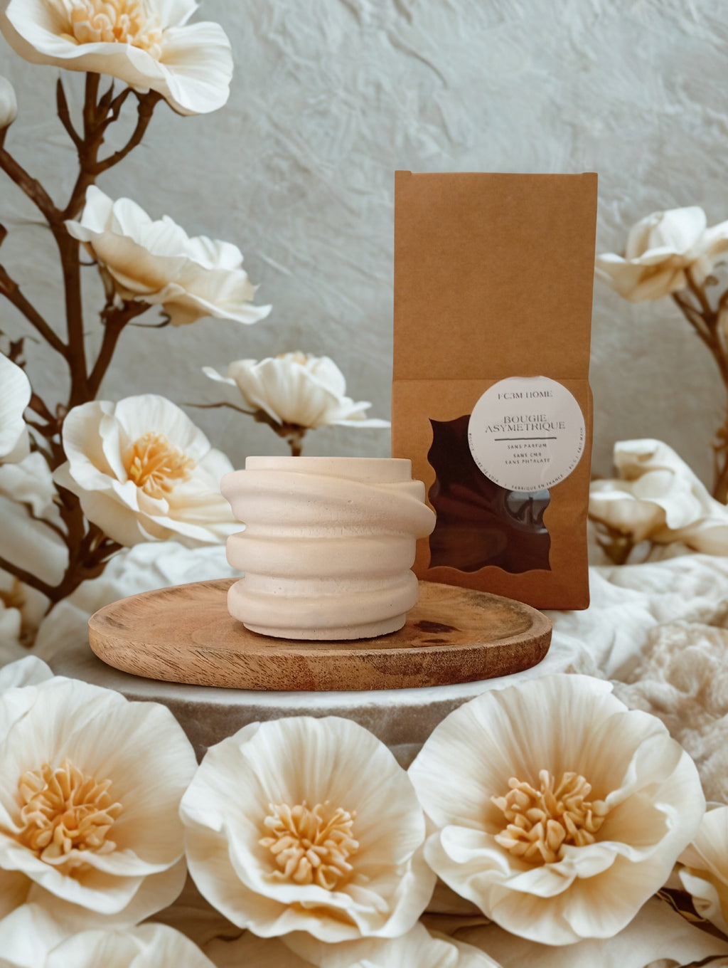 Bougie d’ambiance « Asymétrique » – 60 g FC3M Home