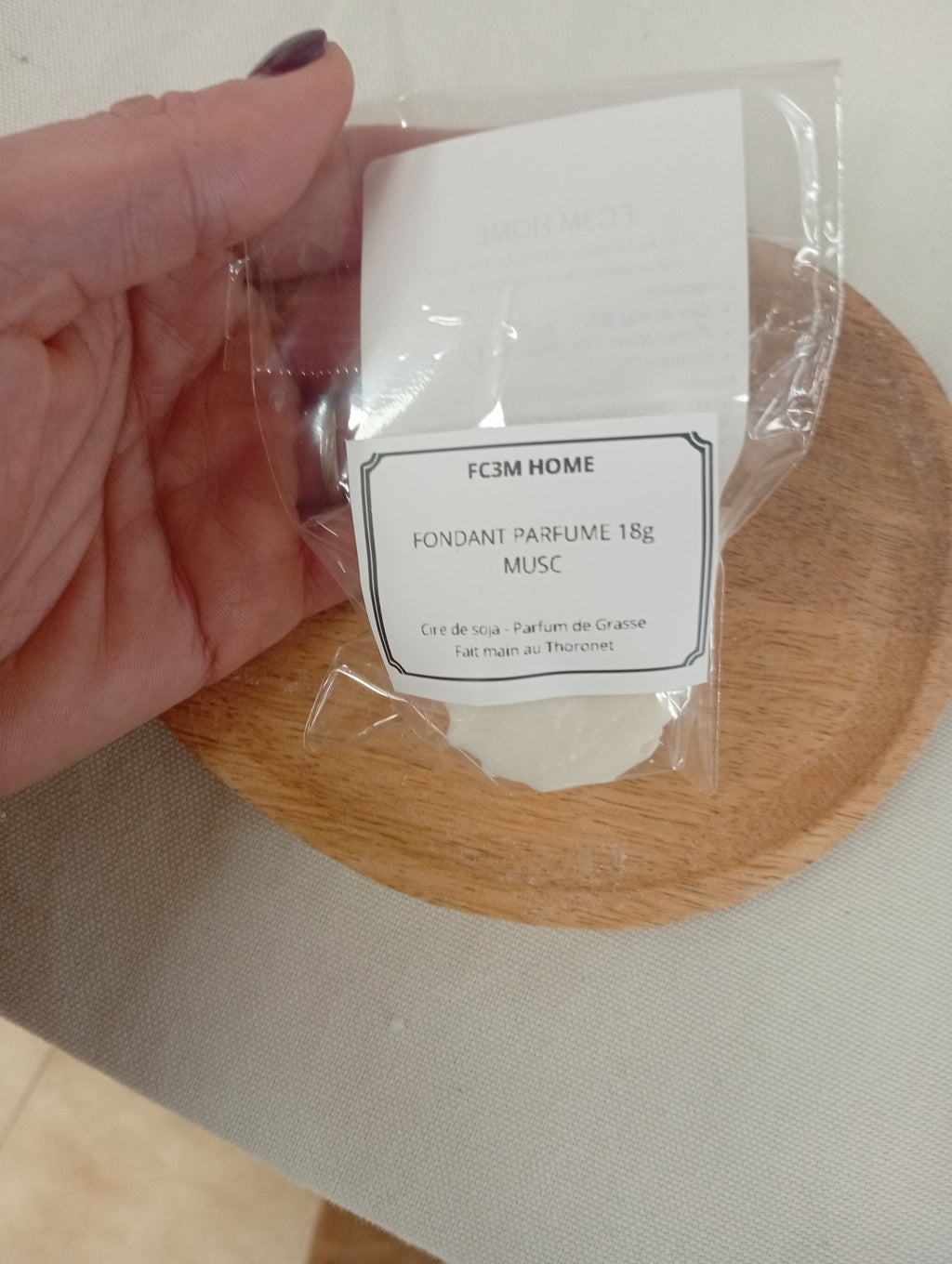 Fondant parfumé Musc – Cannelé 18 g FC3M Home